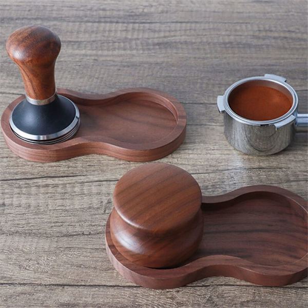 Kaffefordeler og tamper, 51mm 53mm 58mm Professionel håndkaffe tamper tamper kit med universel base A