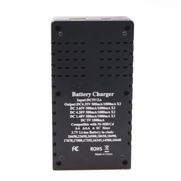 3 kpl 18650 Ladattavaa Akkua + 4 kpl 3.7V 9800mAh Li-ion Sähkötuulettimelle