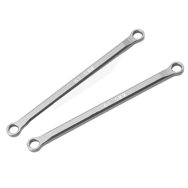 CNC High Clearance Chassis Links og Skid Plate til Axial SCX24 AXI90081 Deadbolt B-17 1/24 RC Crawler Upgrade Dele, 2