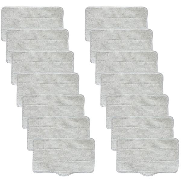 14 stk serie mopp rengjøringsputer for Deerma DEM ZQ100 ZQ600 ZQ610 håndholdt dampstøvsuger reservedeler