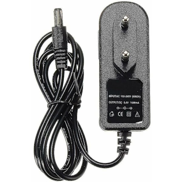 8,4V 1A smart oplader til 7,4V 7,2V Li-ion Li-po batteri, auto-sluk