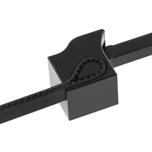V-pyörä levyllä ja hihnan lukolla 6 mm, 2020 mustalle alumiiniprofiilille, 3D-tulostin osat Kossel CNC