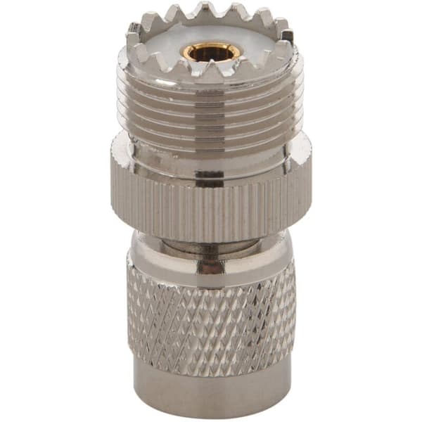 Han til PL259 UHF Adapter Stik, Sølv