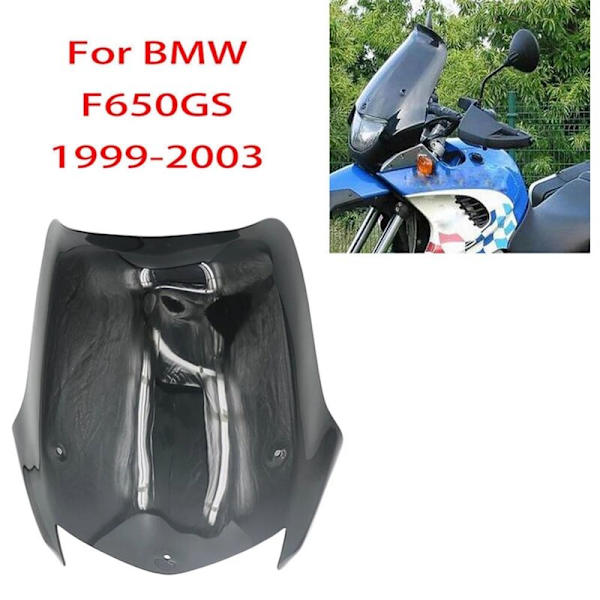 Sort Vindskærm Vindskærm Passer til F650 F 650 GS 1999-2003