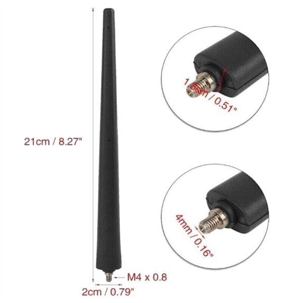 21cm lyhyt antenni masto tyyppi radioantenni jalustalla 50540987 51910790 52019353 500 2012-2023