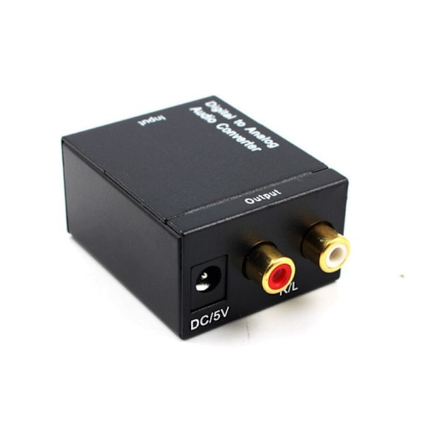2X Digitaalinen Optinen Koaksiaalinen Toslink 3,5 mm L/R Analogiseen Äänenmuuntimeen Adapteri