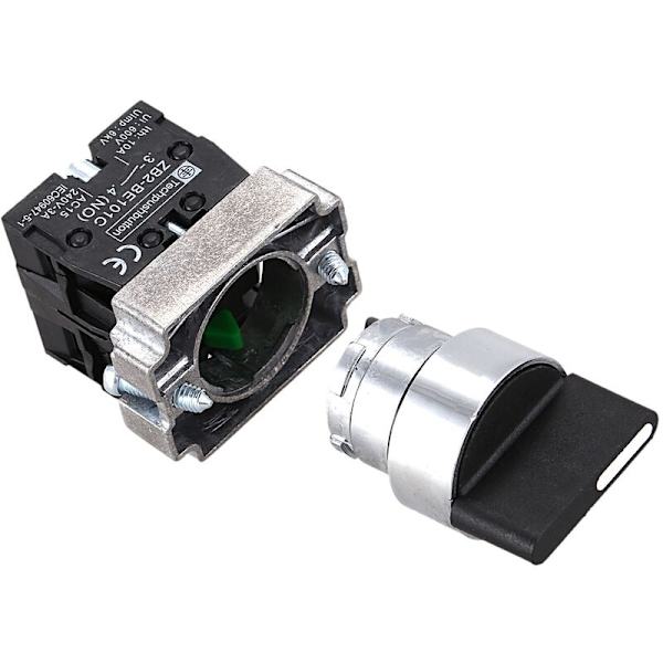 22mm lukittava 2 nro 3 - asentoinen kiertovalitsin valitse musta ZB2-BE101C