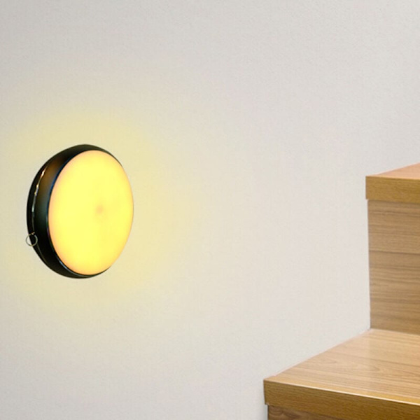 Färgglada lampor, magnetisk presslampa LED-skåpslampa USB-nattlampa sänglampa nödlampa för sovrum