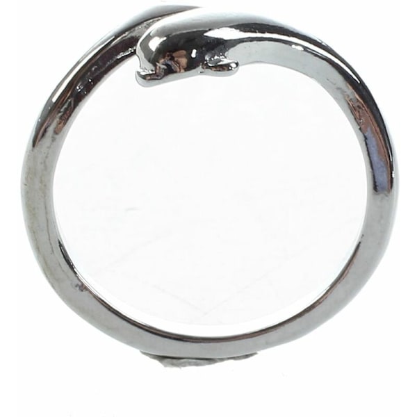 Dam Silver Ring Öppning En av Mode Justerbar