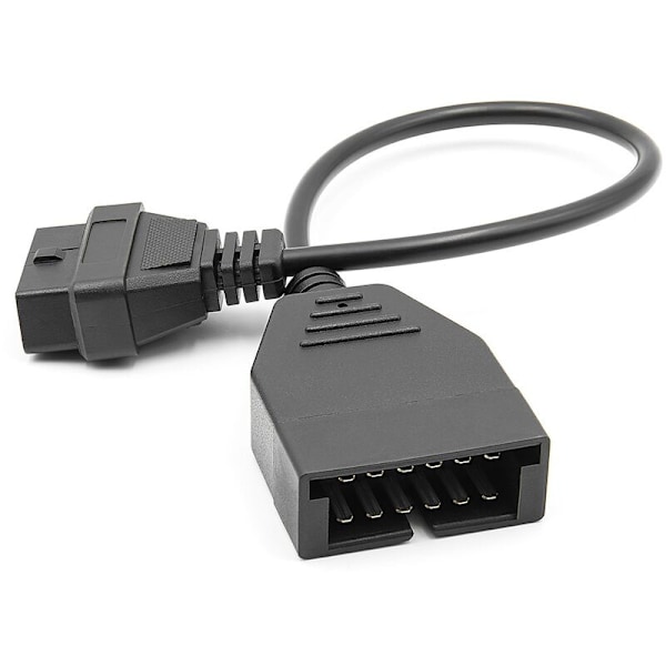 OBD-konverteringskabel 10 st lastbilsdiagnostikverktyg adapter 12-polig till 16-polig OBD2-adapter förlängningskabel för lastbilar