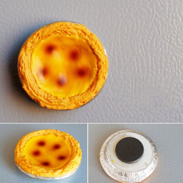 3D Jääkaapin Magneetit Luovuus Magneettinen Tarra Simulointi Ruoka Muna Viesti Tarra Magneettinen Tahna