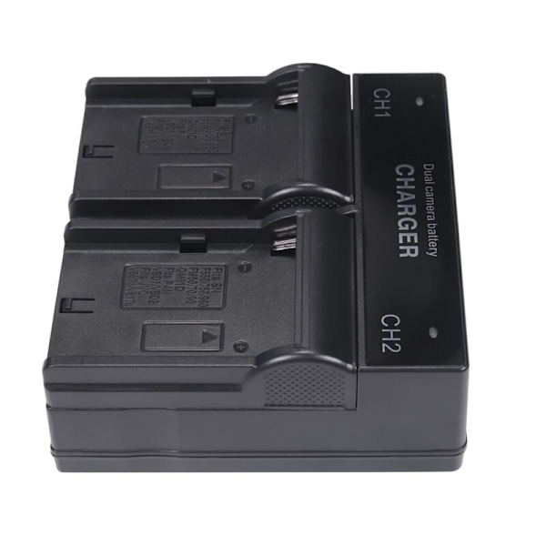 Dobbeltkanals Batterilader til NP-F970 F750 F960 QM91D FM50 Batteri FM500H FM55H