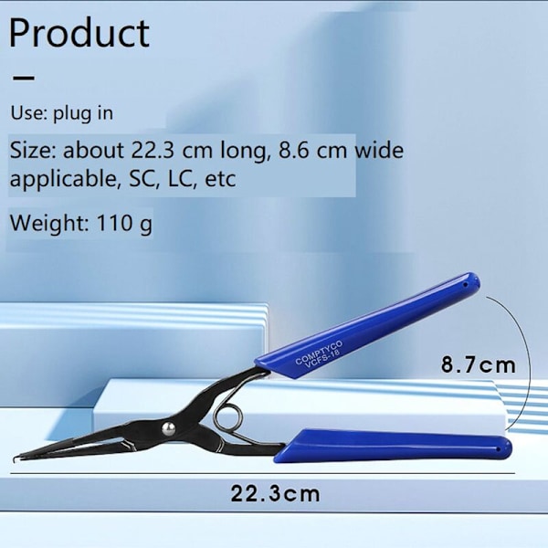 VCFS-18 SC/LC Fiber Optic Connector Plug and Clamp Pull Tools Pilers Fiber Optic Room Tools