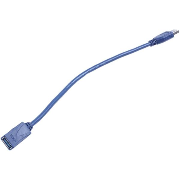 Blå USB 3.0 hane till M/F typ A anslutningskabel förlängningskabel 30cm