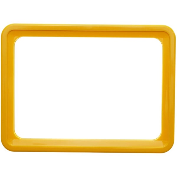 Perfekt ramme for A6 gule skilt og plakater for bokstavering