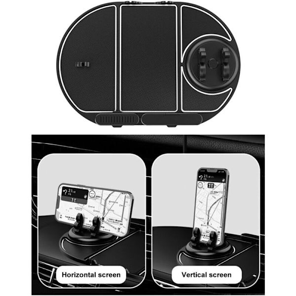 Bil Anti-Slip Måtte Multi-Purpose Pladser til Mobiltelefon Anti-Slip Instrument Bil Tilbehør