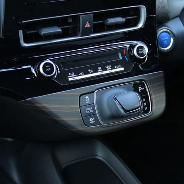 Interiør Modifikation Dekal Panel Gear Shift Control Træ Korn Automatisk til AQUA 2021 2022 RHD