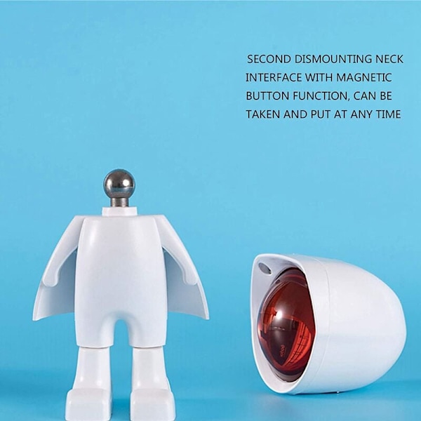 USB-projektorlampe Robot Projektionslys Nattlys 360° Justerbar LED-projektorlampe Soveromsdekorasjon Sol