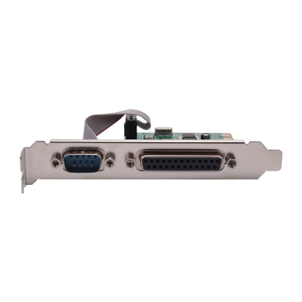 RS232-232 Seriel Port Parallel Printer Port Com og Db25 til Pci-E Pci Express Kort Adapter Konverter Wch382L Chip