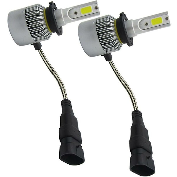 2 x D2s D4s T2 LED-strålkastarkit med diamanthvitt ljus, Carauto körstråle 6000k