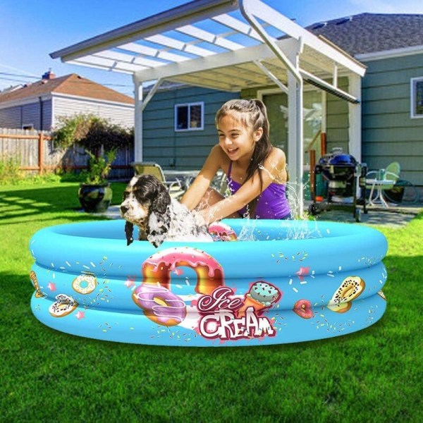 Uppblåsbar pool för barn PVC uppblåsbar pool för baby uppblåsbara leksaker inomhus utomhus-Sunny