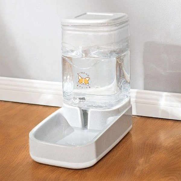 Automatisk Gravity Feeder Mad- og Vanddispenser til Hunde og Katte med Pet Madskål