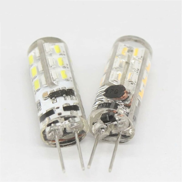 JiuRui LED-pærer G4 LED Maisvinkel Lyskrone Lamper AC DC 12V SMD3014 3W LED Lys LED MAIS CHEMIES LYS CHEMIES ERSTATTER (Lysfarge: Varmt Hvit