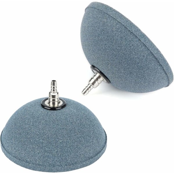 Akvarium 10cm Brødluft Stein Boble Diffusor Utgivelsesverktøy for Luftpumper Fisketanker Bøtter Dammer og Reservoarer DWC-2 Pakke
