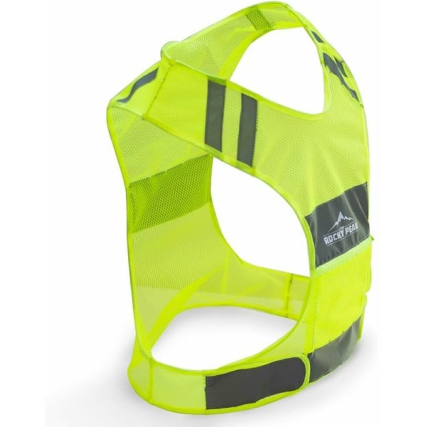 Ny beste reflekterende løpevest med lomme - #1 anbefalt sikkerhetsutstyr - Flott for sykling, sykling, gåing for menn og kvinner (liten)