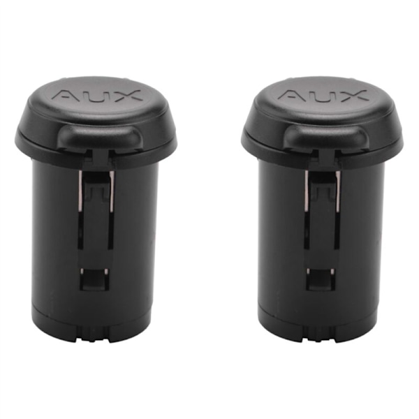 2X Bil AUX USB-grensesnittadapter Hjelpestrømuttak 96647952XT 96671143XT