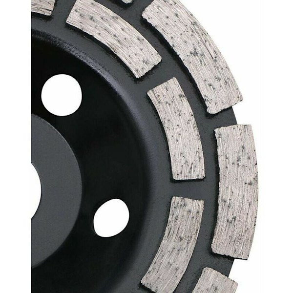 125 x 22,2 mm timanttilevy kaksinkertaisella segmenttirivillä - Universaali käyttö betonin, kiven, graniitin, tasoiteen, muurarin hiontaan.