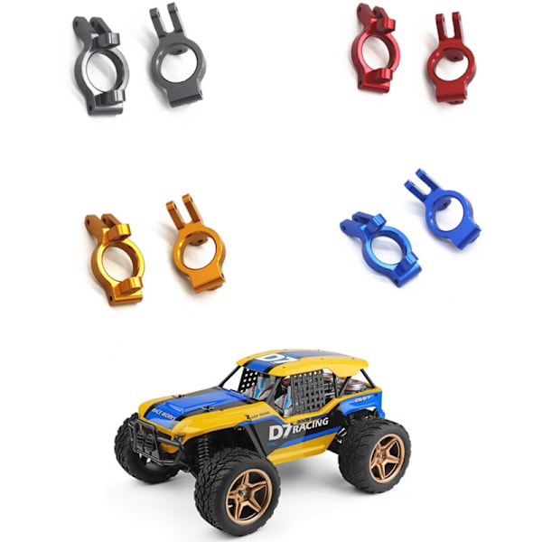 Metall C-Hub bærer caster blokk for 104009 12402-A RC bil oppgraderinger deler tilbehør, rød