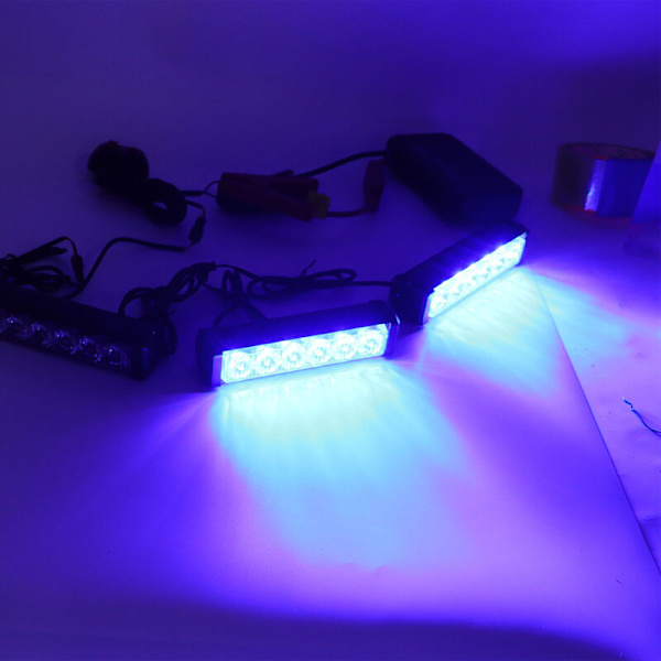 4 i 1 LED Nødstrobelys IP67 12V 24V Frontgrill Blinkende Farelys for Kjøretøy Lastebil Tilhenger Varebil