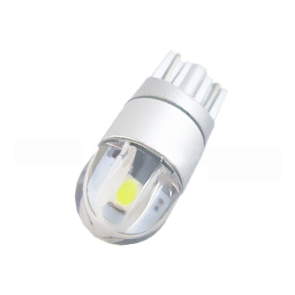 2 stk W5W T10 SMD 3030 LED-pærer Super Bright White for bilens kjørelys 12V skiltlys Signallamp