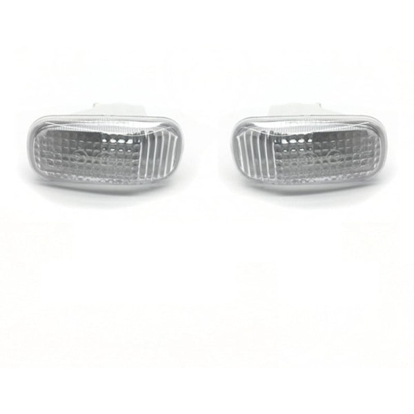 Sideblinklys - Mud Marker Lampe Passer for City Stream Odyssey -V FIT JAZZ 2002-2014 Hvit