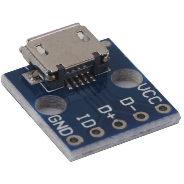 10 stk mini USB til DIP-grensesnitt sete 5V strømomformer