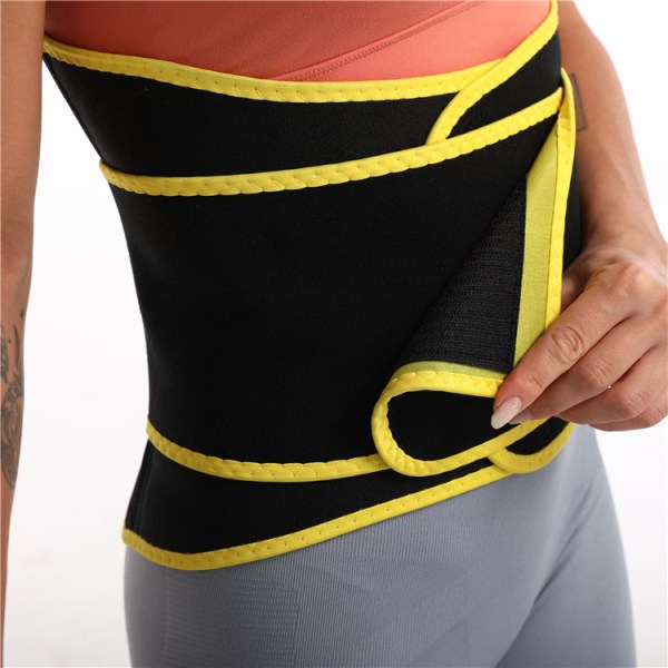 Magkorsett för kvinnor kroppsformande bälte bodybuilding justerbart kardborreförstärkt bukbälte