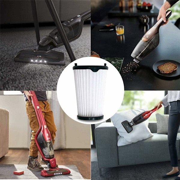 Sett med 4 erstatningsfiltre for AEG CX7-2 og Electrolux Ergorapido støvsugere (AEG AEF150, Electrolux EF150)