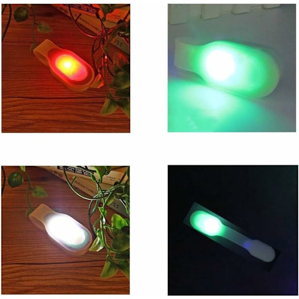 Monitoiminen magneettisella LED-klipsillä, salama yöturvallisuutta juoksijoille, lenkkeilijöille, kävelijöille, pyöräilijöille