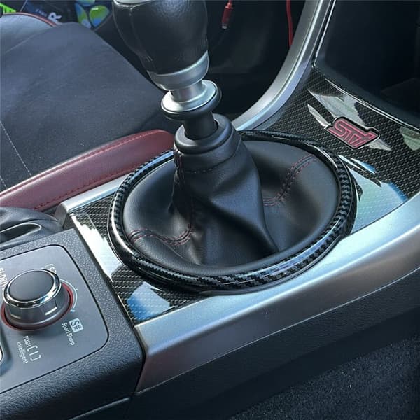 Bil Carbon Fiber Central Control Gear Shift Panel Cover Trim til / 2015-2020