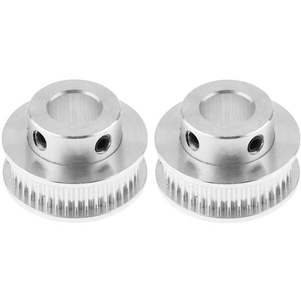 GT2 Tandhjul 40 Tænder 10Mm Hul til CNC 3D Printer 6Mm Bredde Bælte 2 Stk Serie