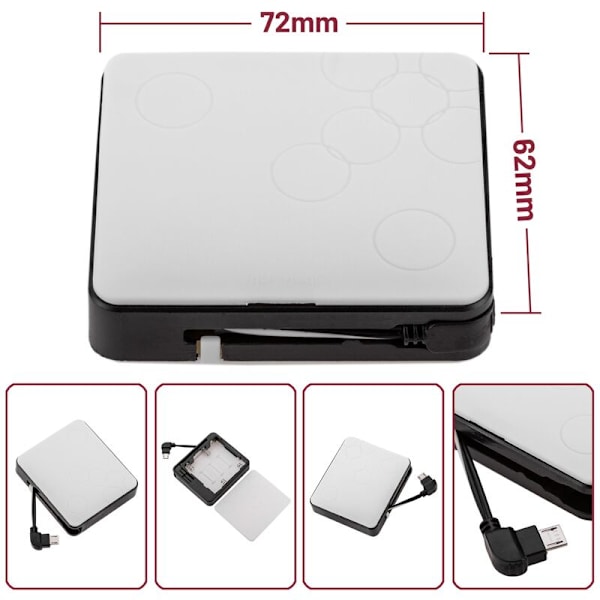Säkerhetsupplåsare MicroUSB Typ B Hane