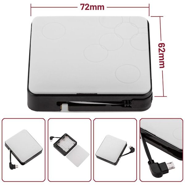 Turvallinen avain MicroUSB Type B urosliittimellä