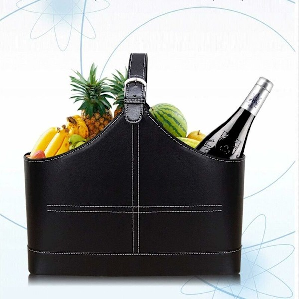 Handlekurv stor oppbevaringskurv gavekurv gavekurv mobil skinnkurv kurv retur gavekurv high end handlepose-
