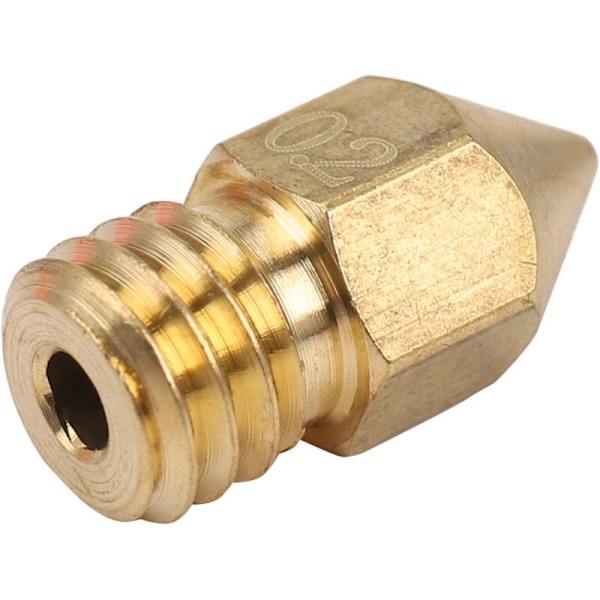 16 st MK8 3D-skrivarmunstycken för -10 7 olika dimensioner 0,2 mm, 0,3 0,4 0,5 0,6 0,8 1,0 mm