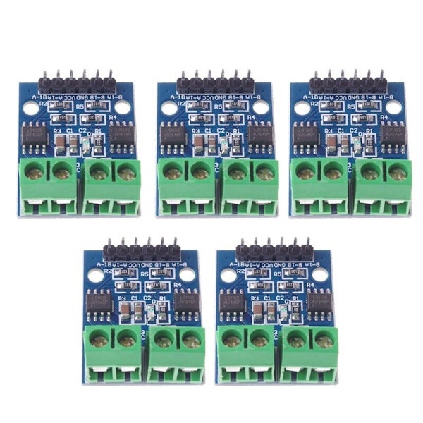 5 stk L9110S 2-kanals DC Stepper Motor Dual Motor Driver Modul Kontrollerkort for