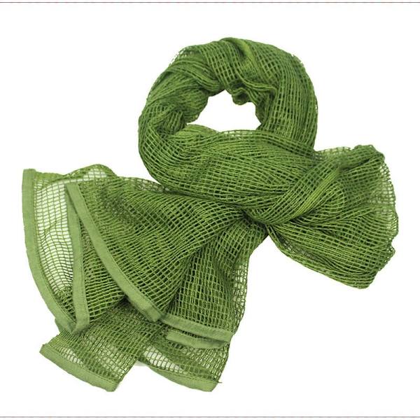 Taktisk Mesh-Halsklæde Udendørs Sport Kylling Camouflage Stor Mesh-Halsklæde Felt Hær Fan Camouflage Mesh-Camo Mesh Net Taktisk Halsklæde til Jagt, Skydning