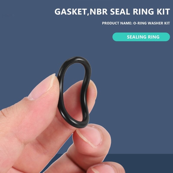 1200 st NBR-tätningsringssats Tjocklek 1,5 mm 2,4 mm 3,1 mm Nitril NBR O-ring Packningstätning