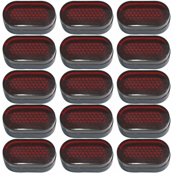 15Pcs Electric Scooter Taillights LED Rear Lampshade Rear Brake Lampshade for M365 Scooter Skateboard