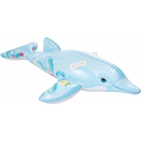 Little dolphin inflatable floating row toy water inflatable mount inflatable toy for children